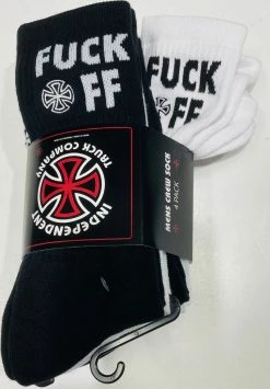 Independent Truck Company Independent Socks 4 Pack Fk Off IN-MZC9307