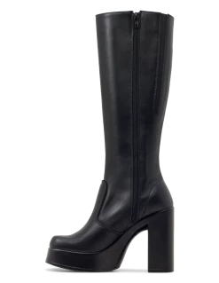 Roc Boots Nebraska Black Leather Knee High Boots -Cheap High Tops Store rocbootsnebraska6 800x