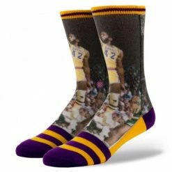 Stance James Worthy Lakers Socks NBA Legends Collection