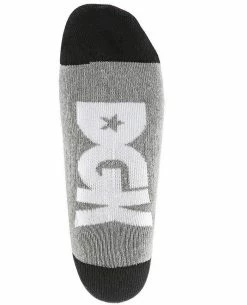DGK 'Stay Crew Socks Single Pair - Athentic Heather/Black/White -Cheap High Tops Store stay smokin white ath heather 3 800x