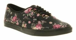 Vans Authentic Lo Pro Floral Black